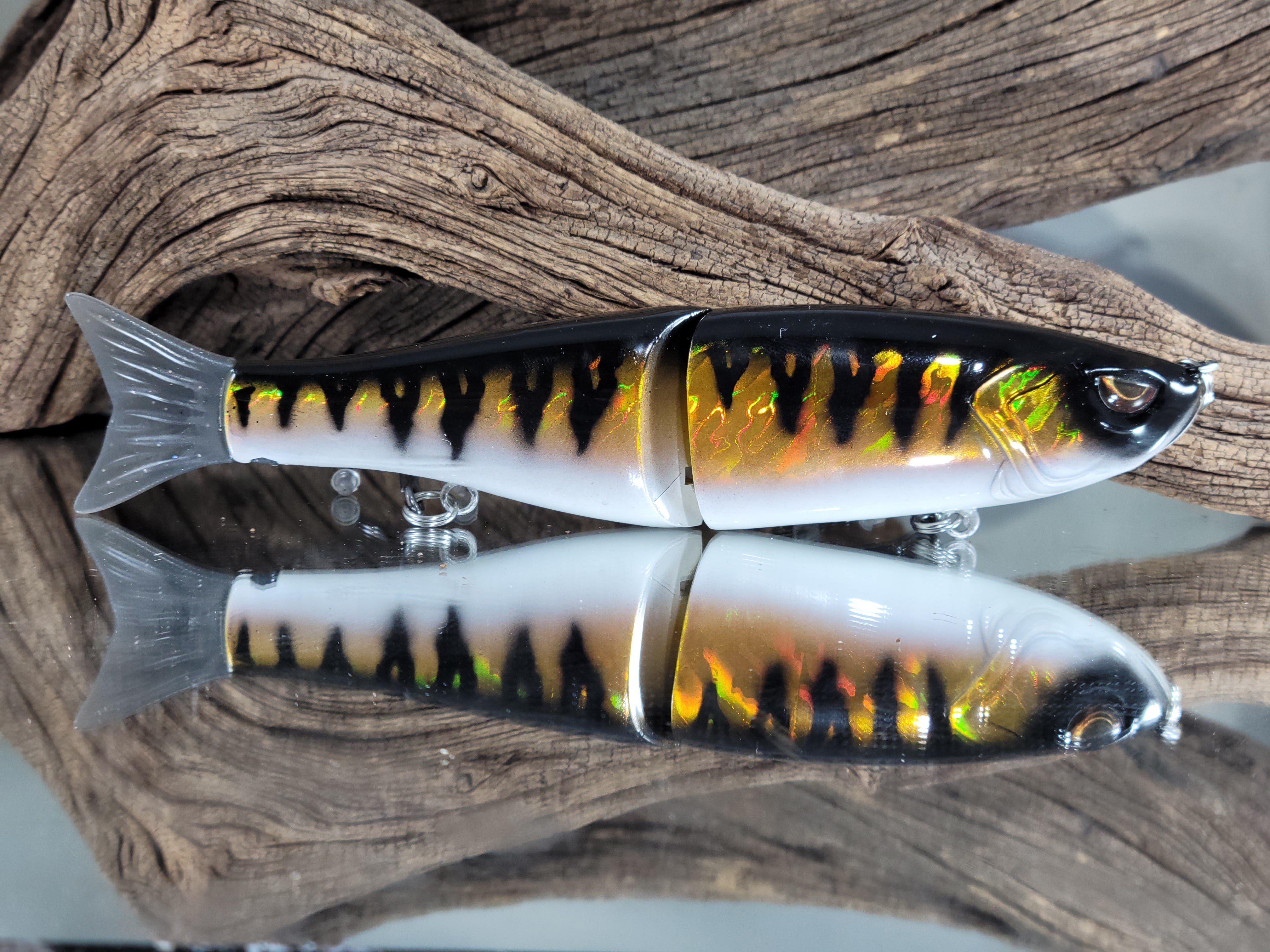 Arashi Glide Style Glidebait - Foiled Yellow Perch - Clyde's Cranks