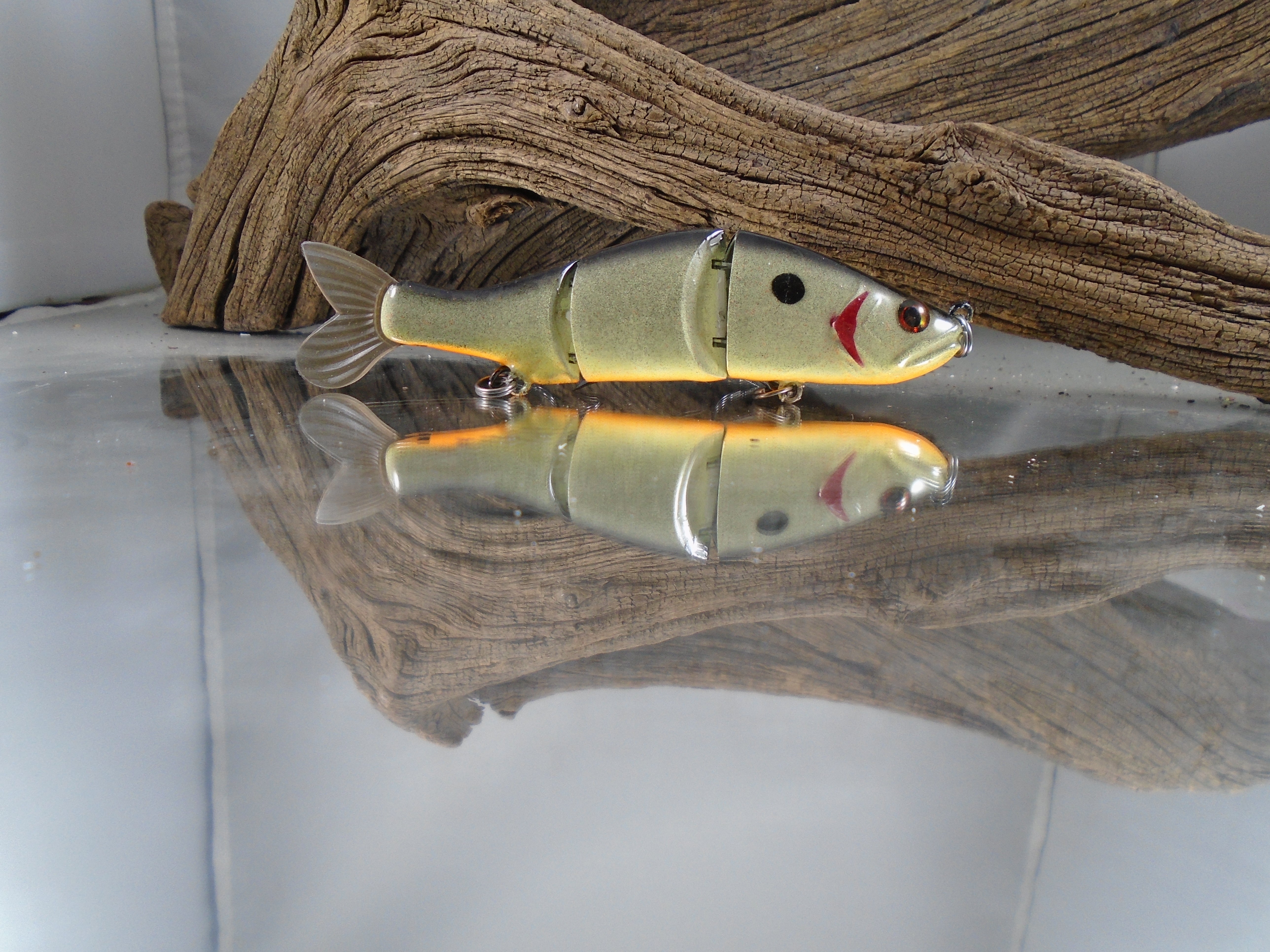 Small I-Slide Style Trout Swimbait - Palomino Trout - Clyde's Cranks